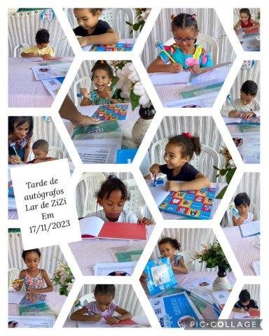 FOTO TARDE DE AUTÓGRAFOS LAR DE ZIZI 17 11 2023
