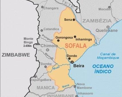 Mapa distrito de dondo